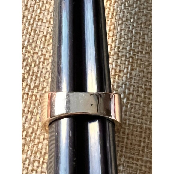 JMC Brass Rose Gold Rhinestone Bubble Ring White/Black Size 6.3/4” EUC BEAUTIFUL - Picture 7 of 10